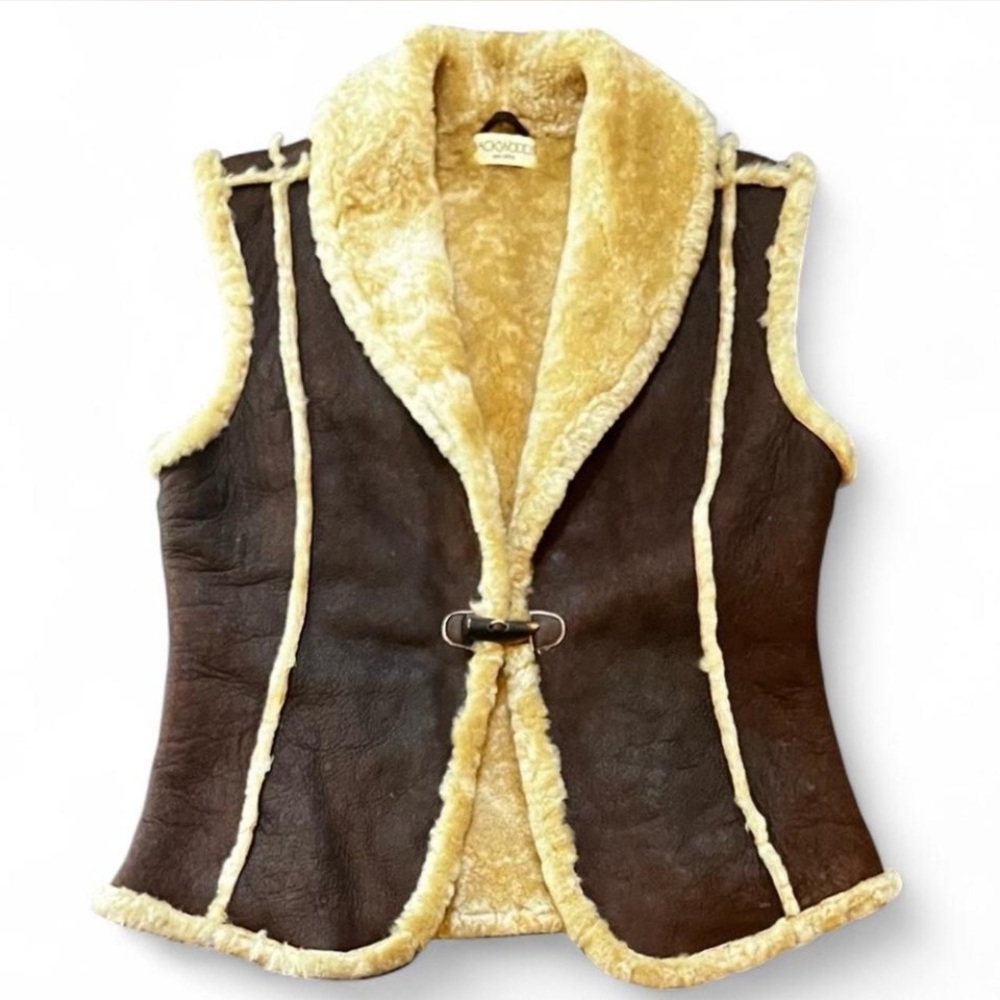 Genuine Backwoods Buttery-Soft Chocolate Leather with thick wool lining, S